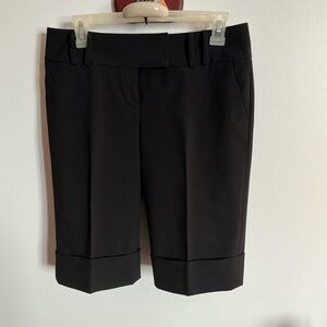 Caslon Dressy Cuffed Black Shorts, Women's SZ 4, EUC